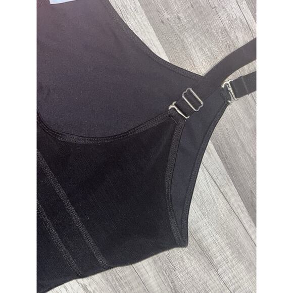 YIANNA Women Zip Up Full Tummy Control Body suit Shapewear - Black - size 6XL - Picture 5 of 9